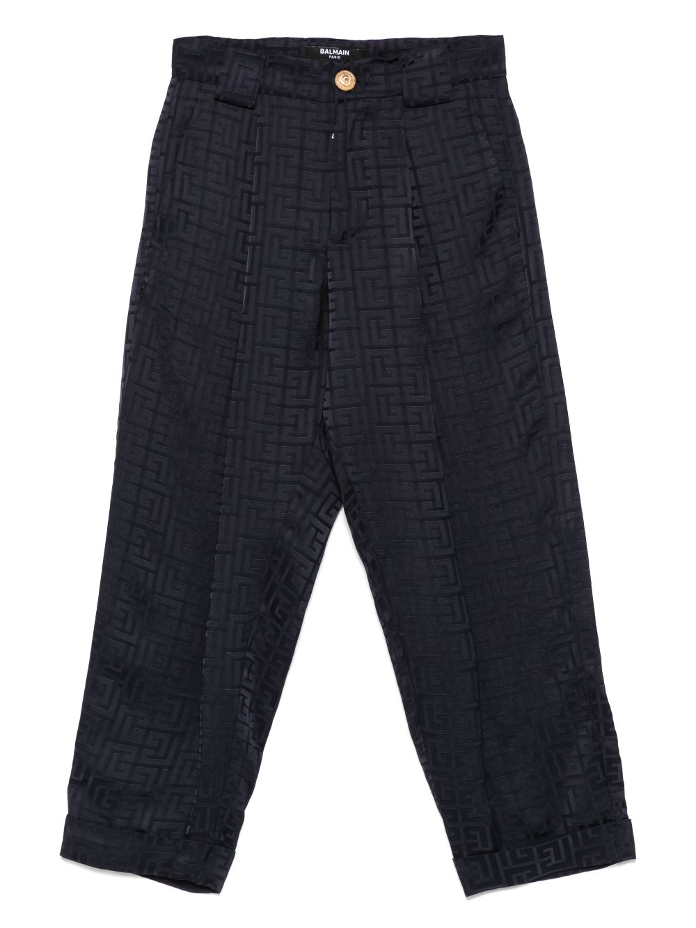 PB-jacquard trousers - Blue