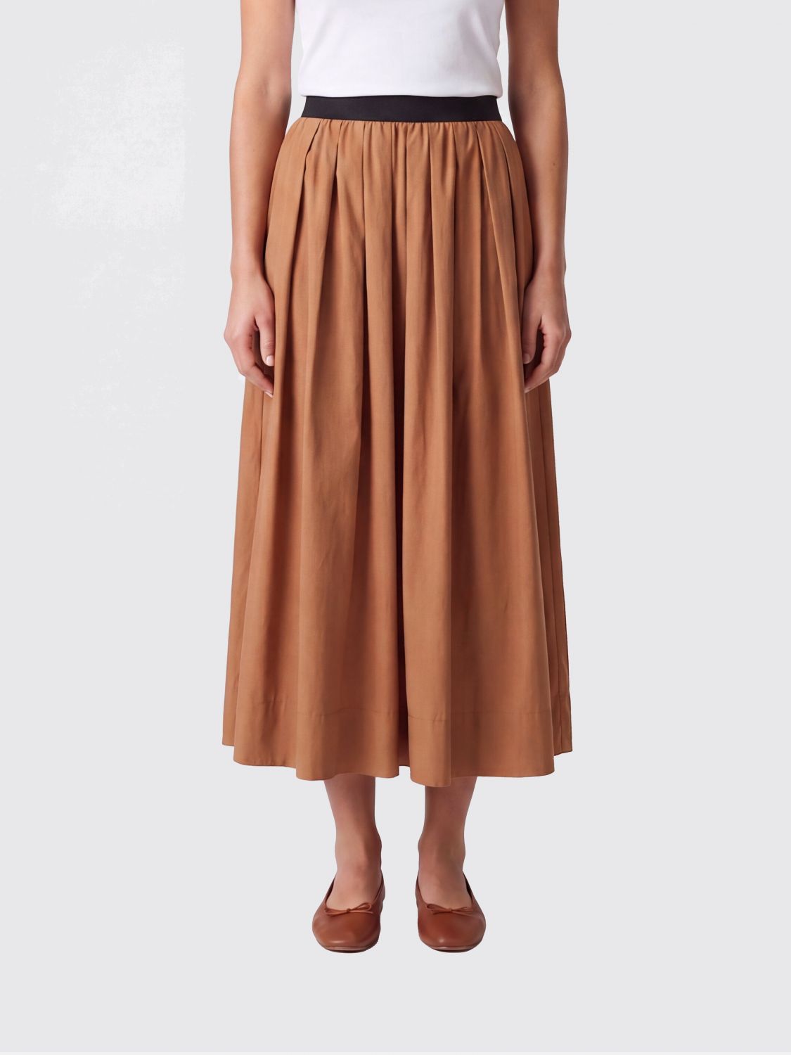 Skirt Woman color Beige