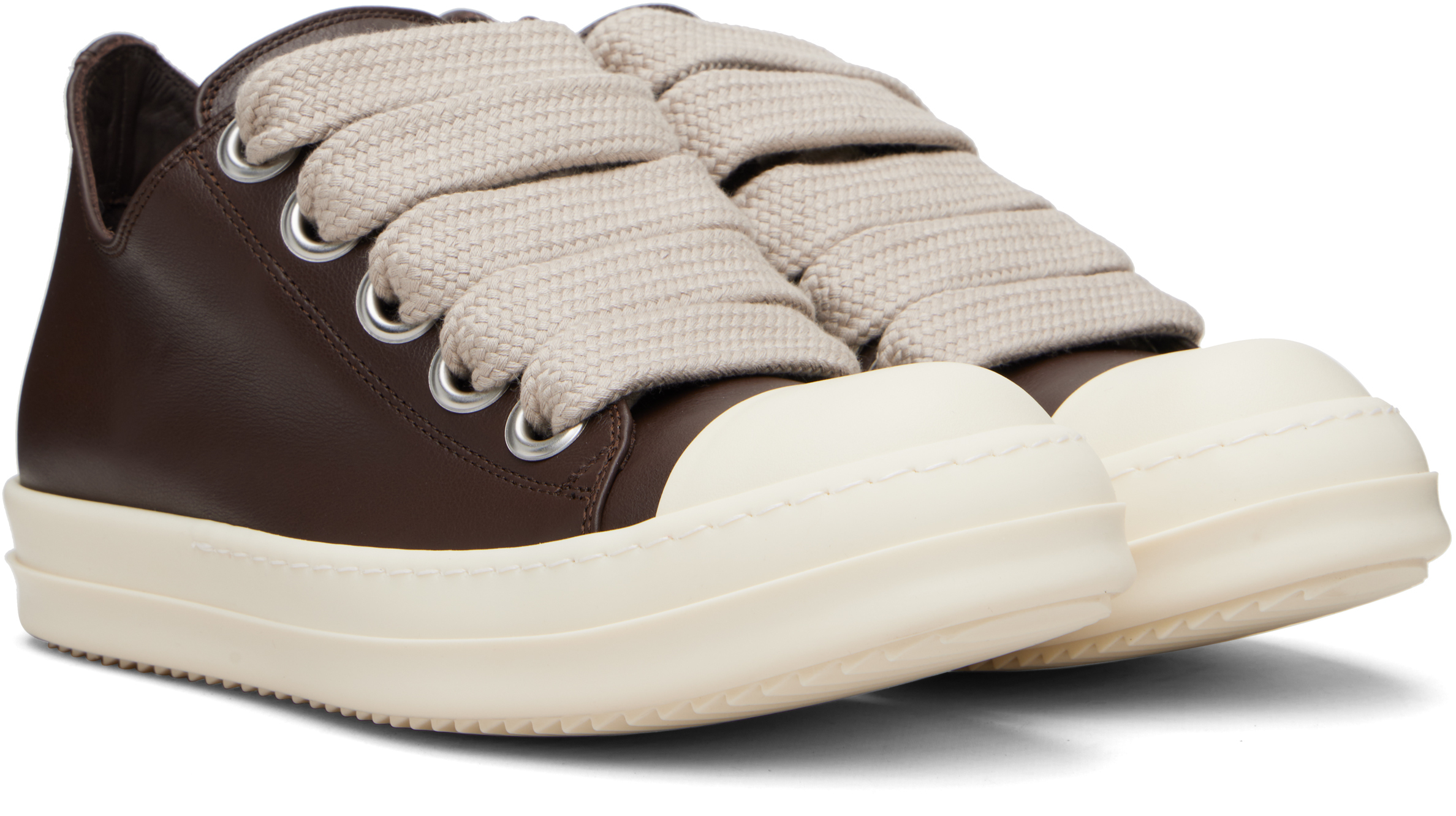 Brown Temple Jumbolace Low Sneakers