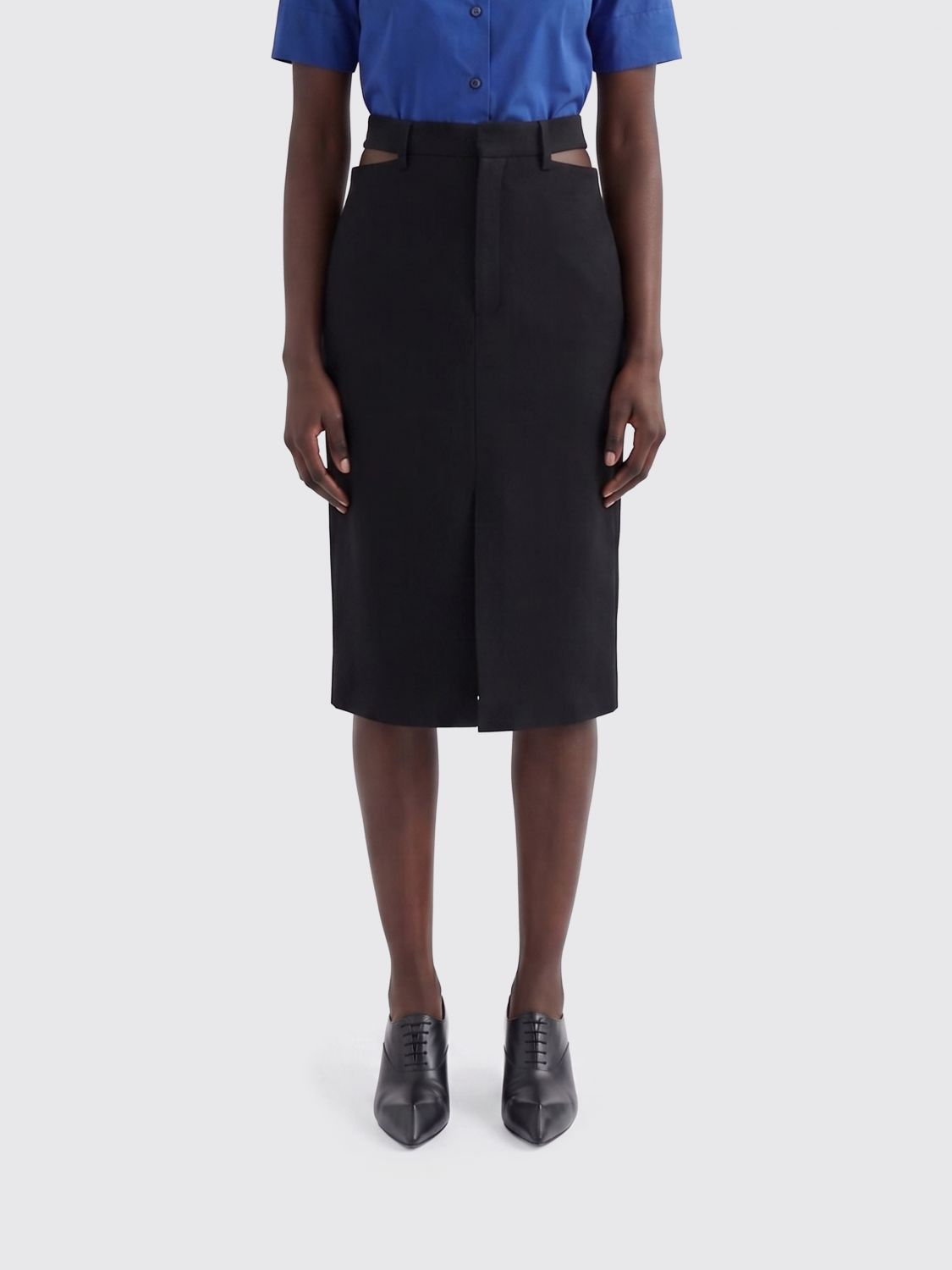 Skirt Woman color Black