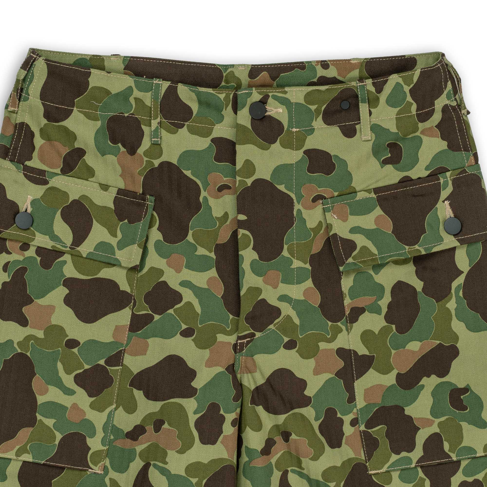 Reversible Frogskin Camouflage Shorts