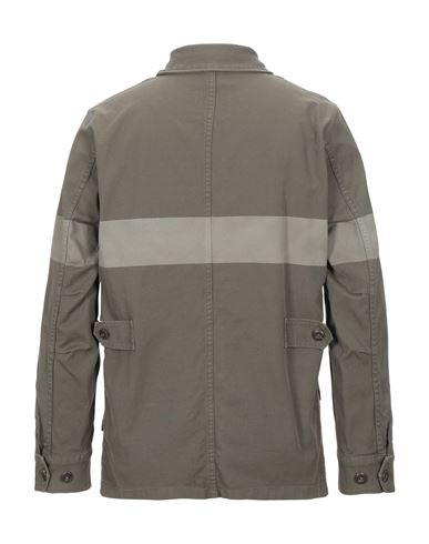 Man Jacket Military green Size M Cotton, Elastane