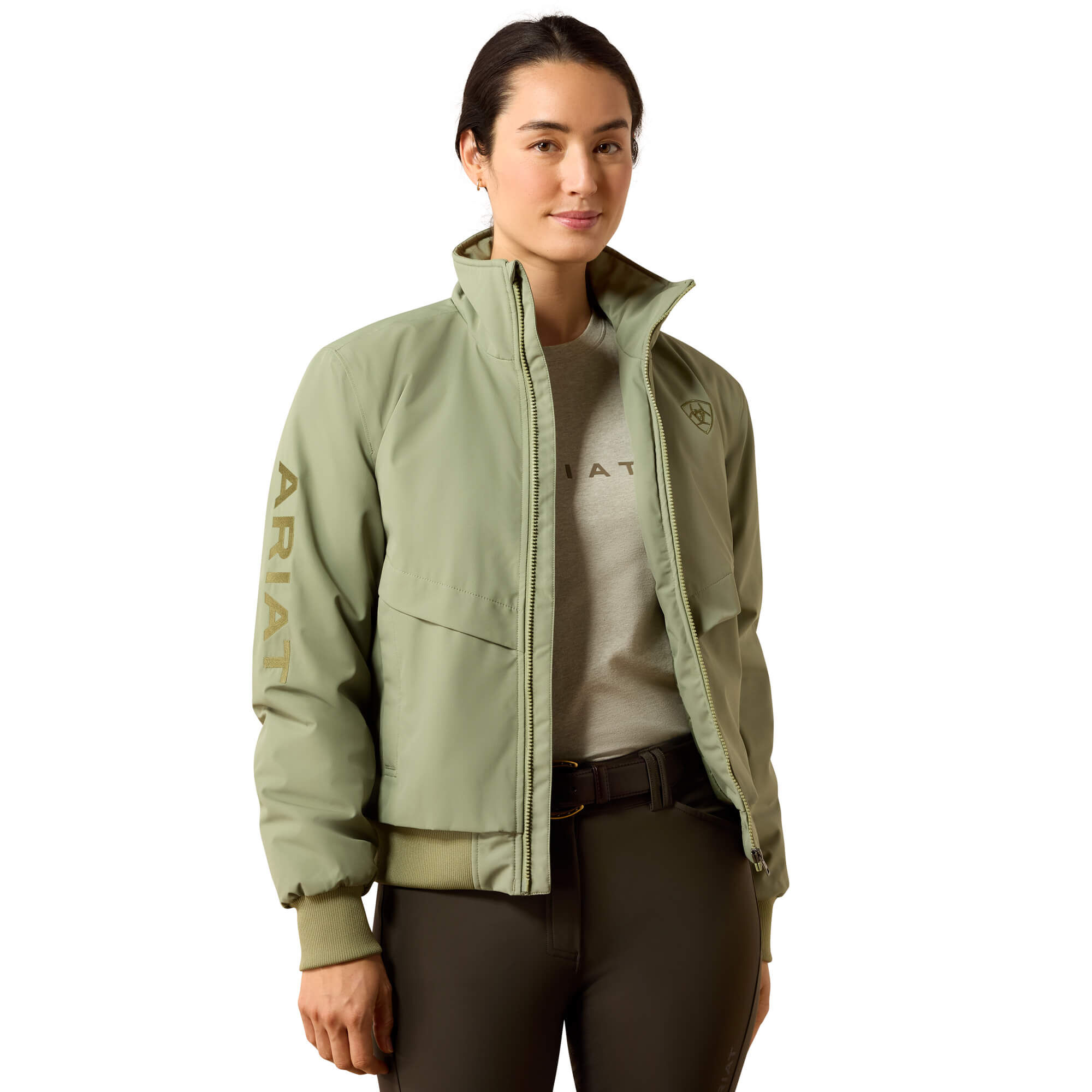 Women's Stable 2.0 Insulated Jacket Long Sleeve in Oil Green, Size 2X-Large, by