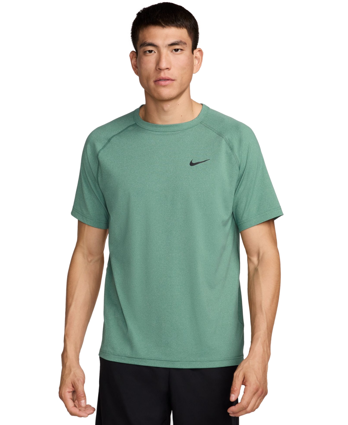 Men's Relaxed-Fit Dri-fit Short-Sleeve Fitness T-Shirt - Bicoastal/htr/black