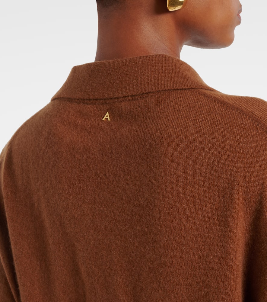 Zaq cashmere polo sweater