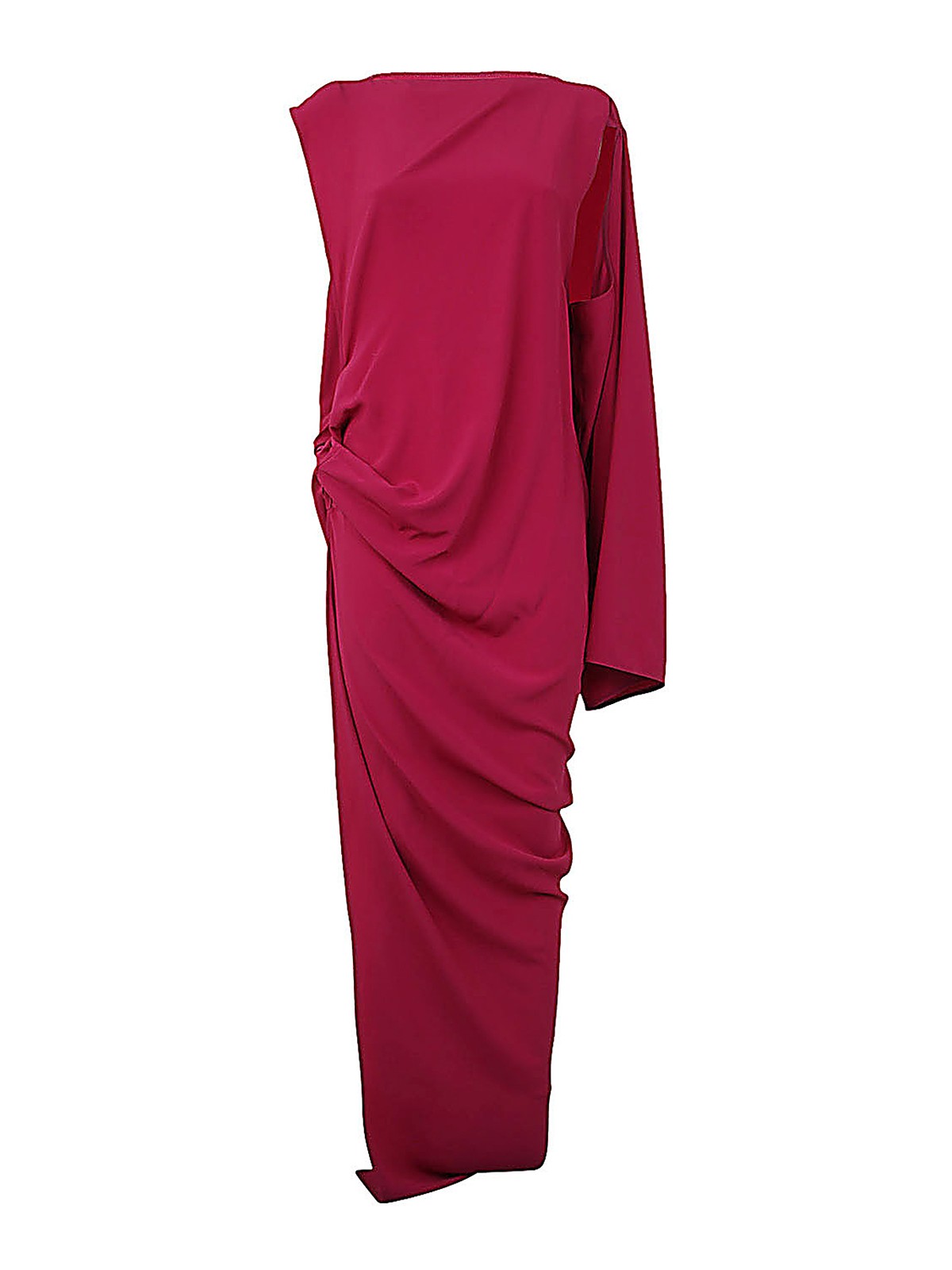 Asymmetric long dress