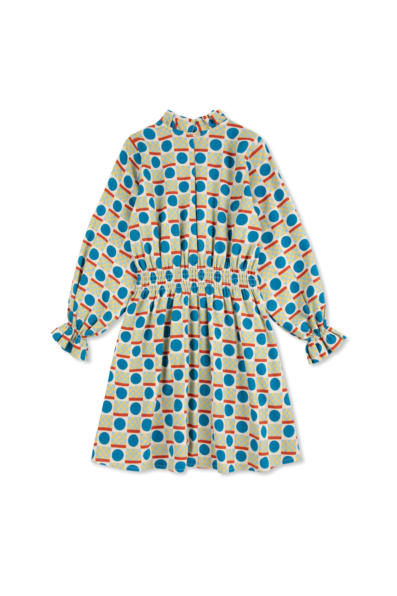 Patterned Dress, Unisex, Green