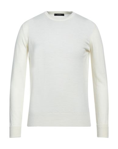 Alpha Studio Man Sweater Ivory Size 40 Wool, Acrylic