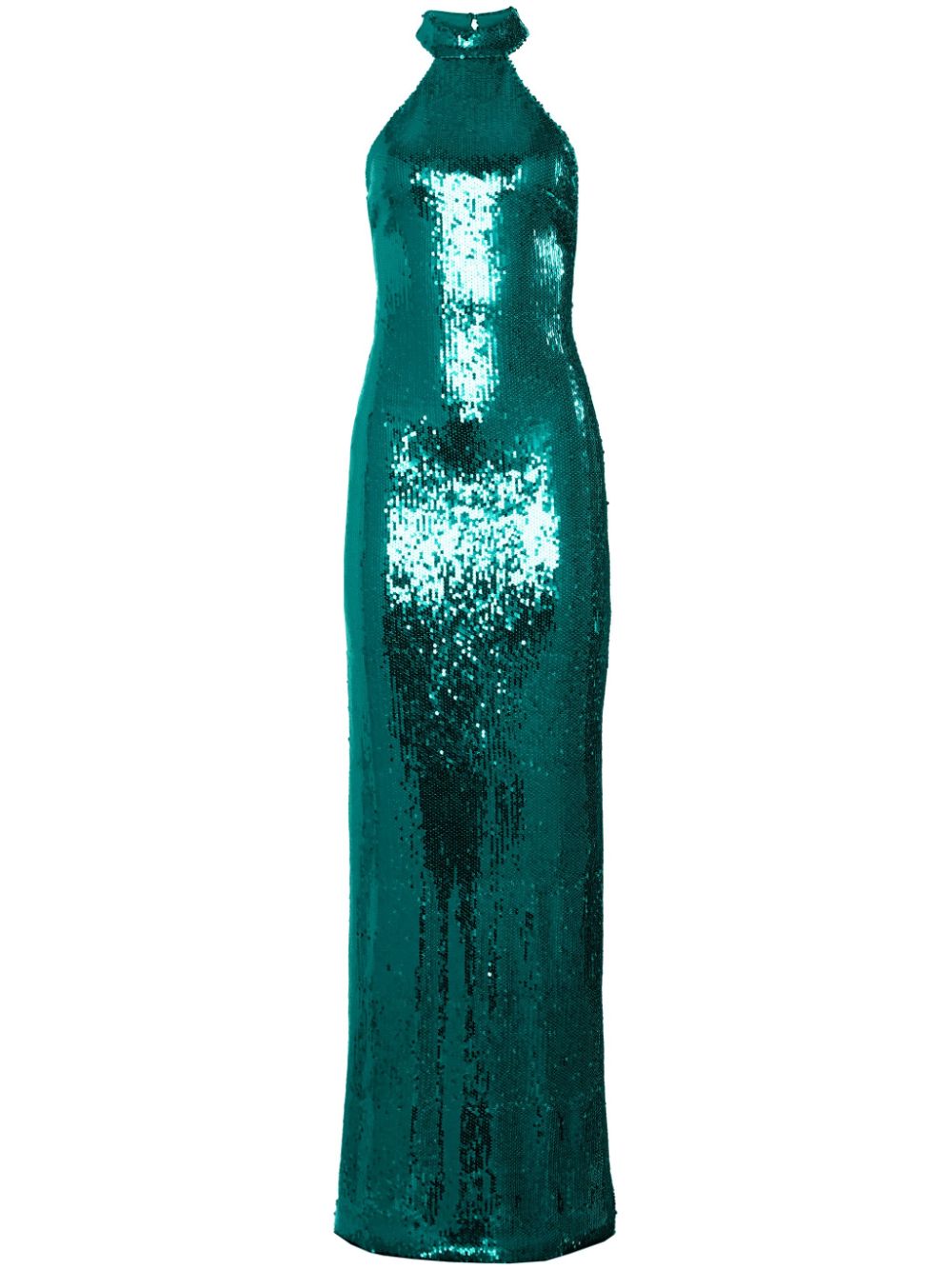 Cora sequin-embellished maxi dress - Green