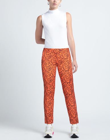 Même By Giab's Woman Pants Orange Size 10 Cotton, Elastane