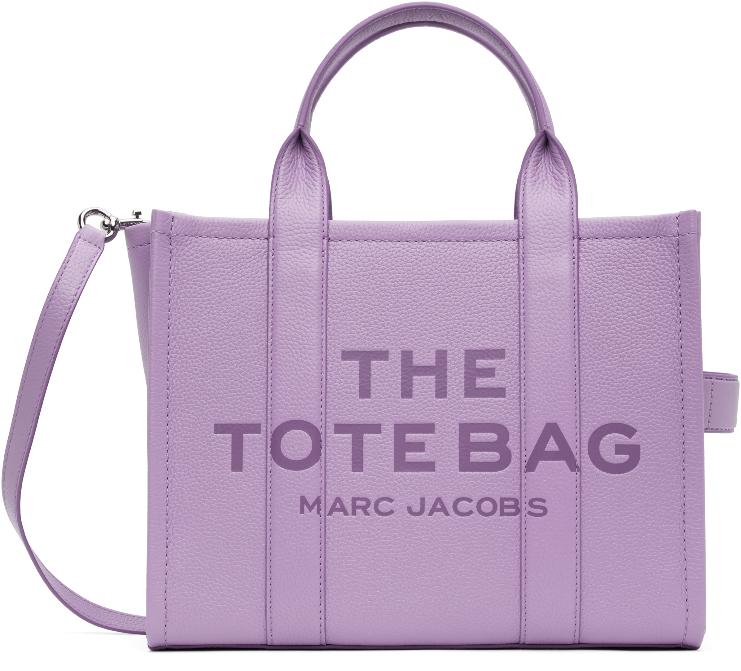 Marc Jacobs Purple 'The Leather Medium' Tote