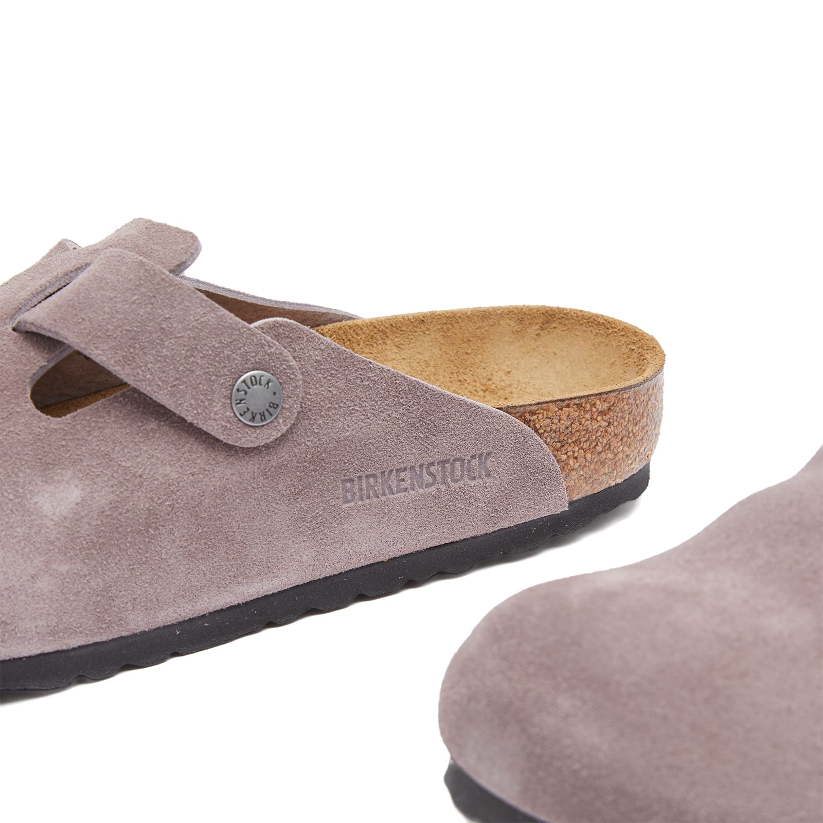 Boston Clog - Faded Purple Suede