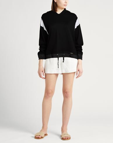 Woman Sweatshirt Black Size 4 Viscose, Elastane