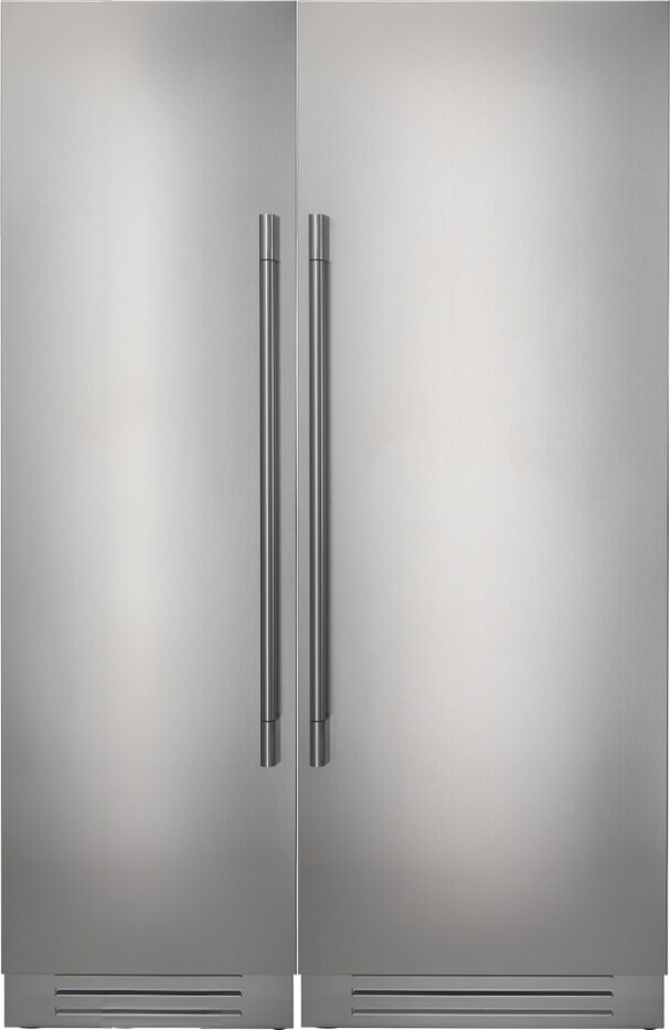 Fulgor Milano 700 Side-by-Side Column Set with 30" Refrigerator and 24" Freezer in Stainless Steel FMREFR