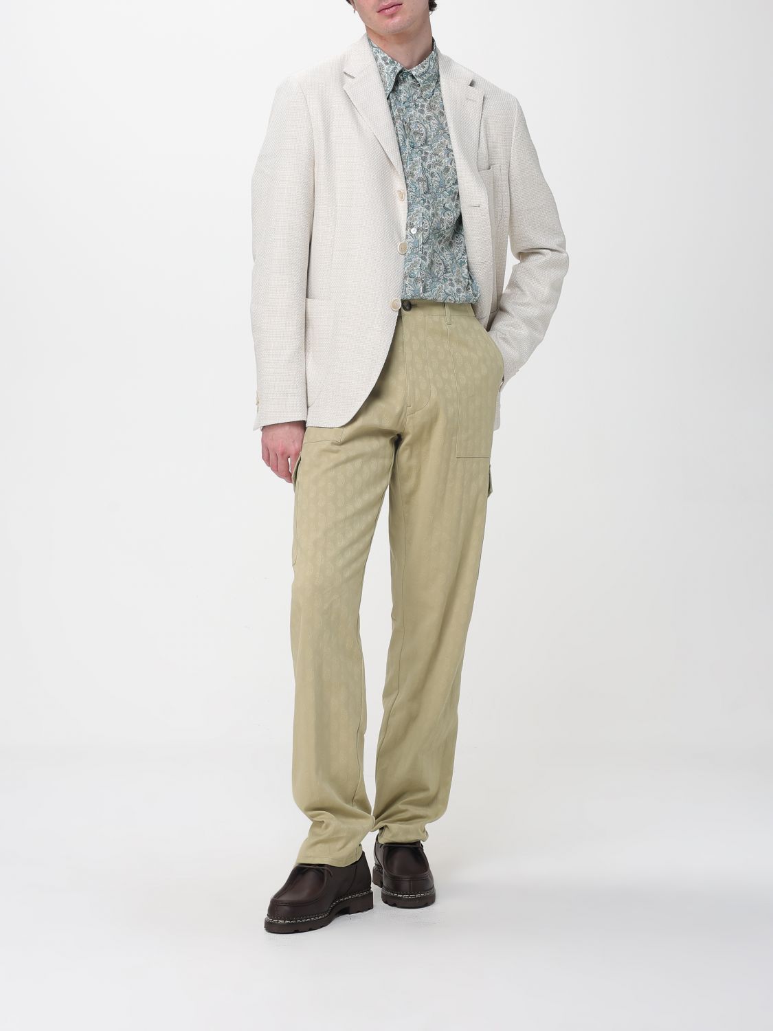 Shirt Men color Green