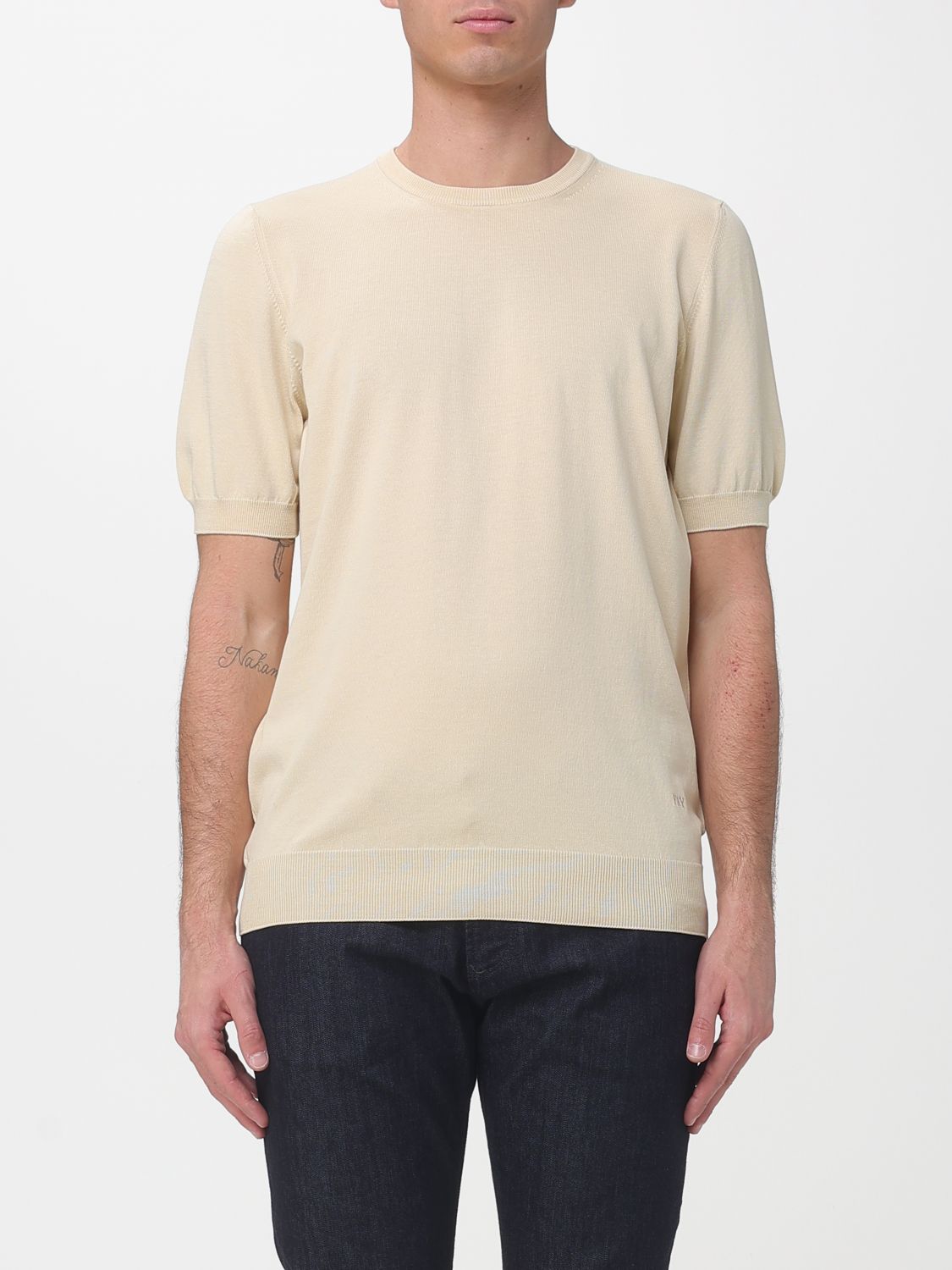 Sweater Men color Beige