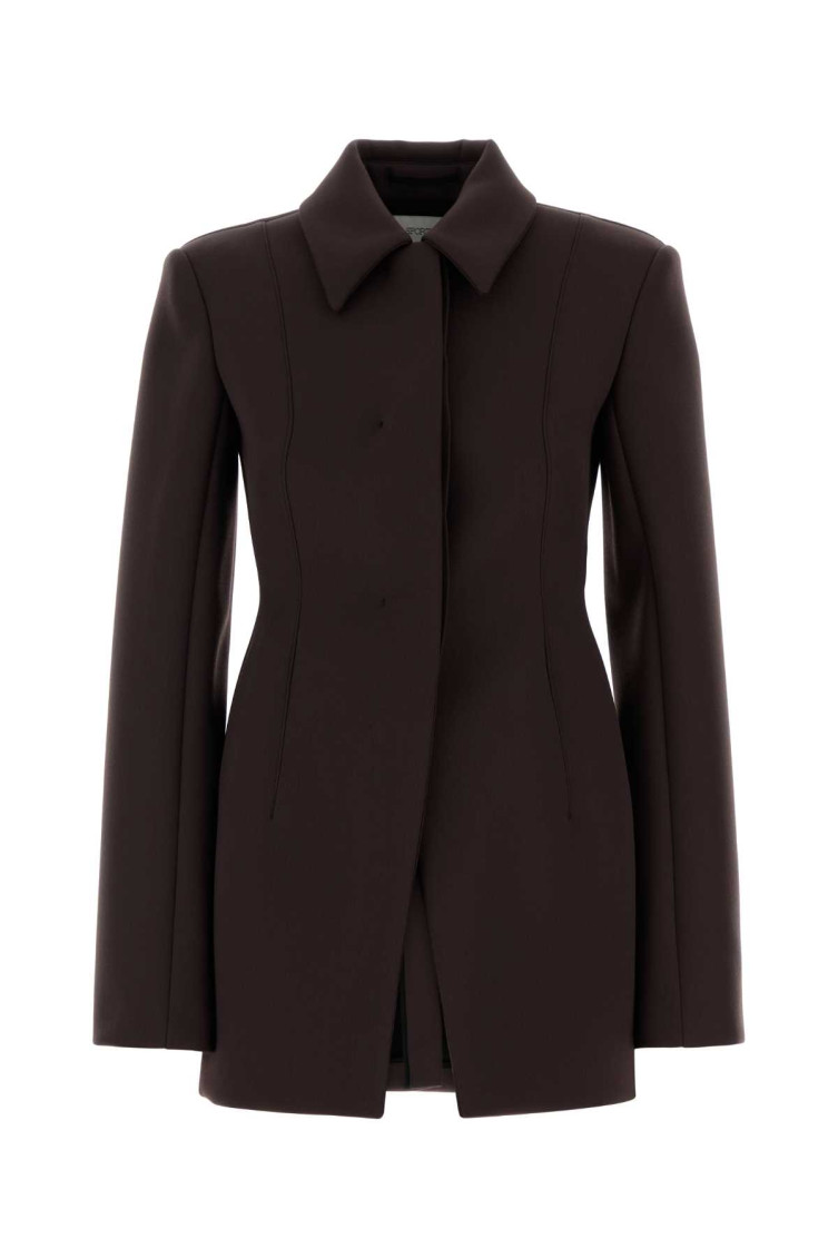 Aubergine Polyester Blend Bacio1234 Blazer