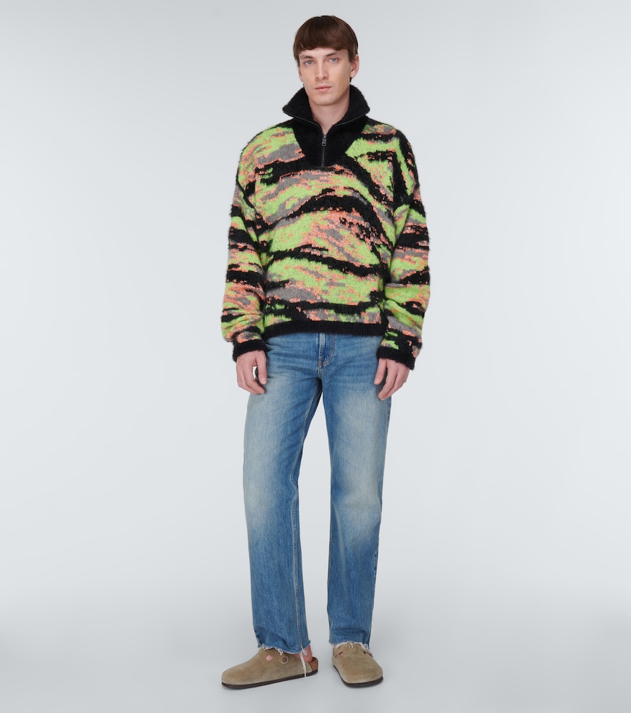 Tiger jacquard sweater