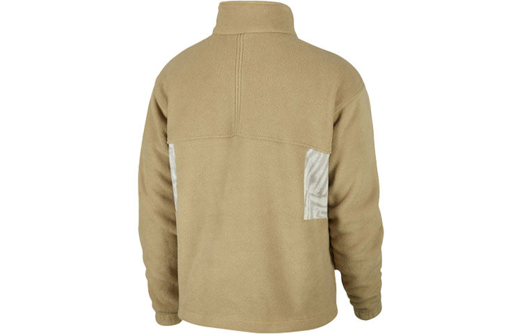 ACG Splicing polar fleece Jacket Khaki
