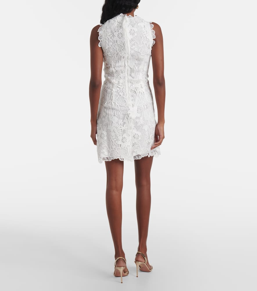 Floral lace minidress