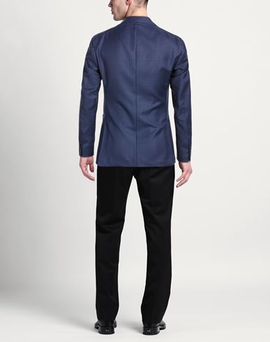 Man Blazer Navy Size 40 Wool