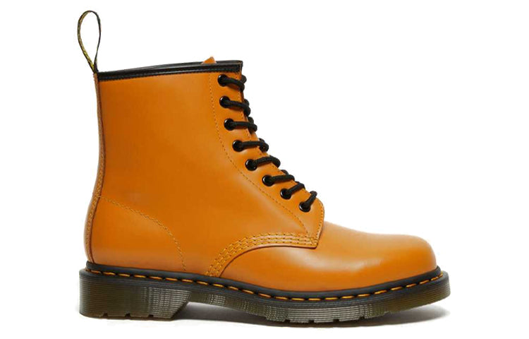 Dr.Martens 1460 Smooth Leather Lace Up Boots 'Orange'