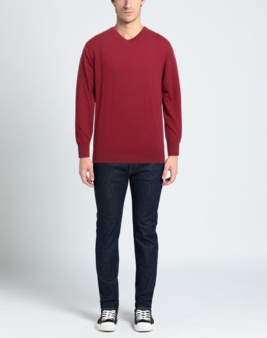 At. p.co Man Sweater Burgundy