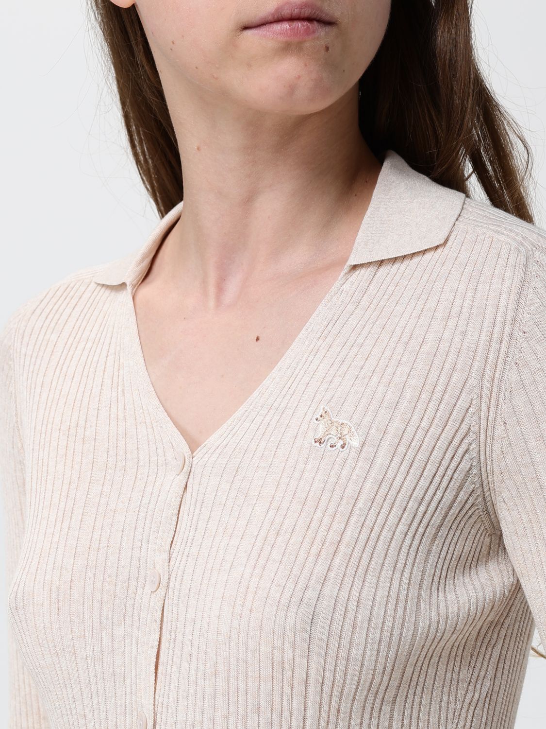 MAISON KITSUNÉ Sweater Woman color Beige