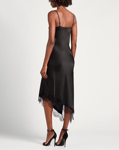 Woman Maxi dress Black Size 6 Polyester, Elastane
