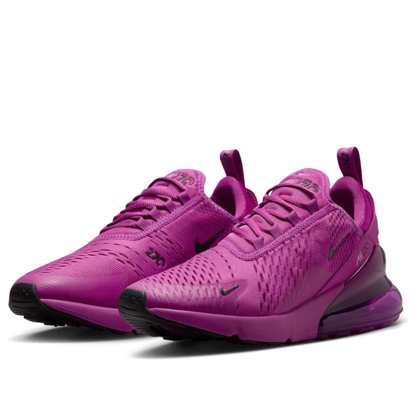 (WMNS) Air Max 270 'Hot Fuchsia Beyond Pink Black'