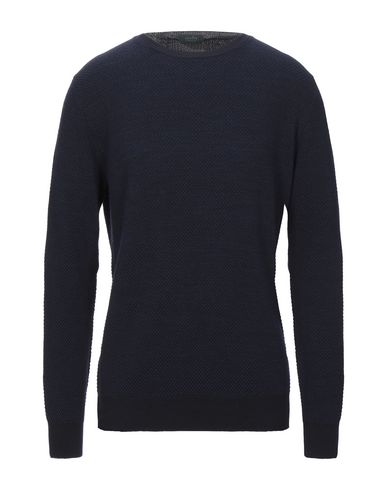 Man Sweater Midnight blue Size 36 Virgin Wool, Cotton