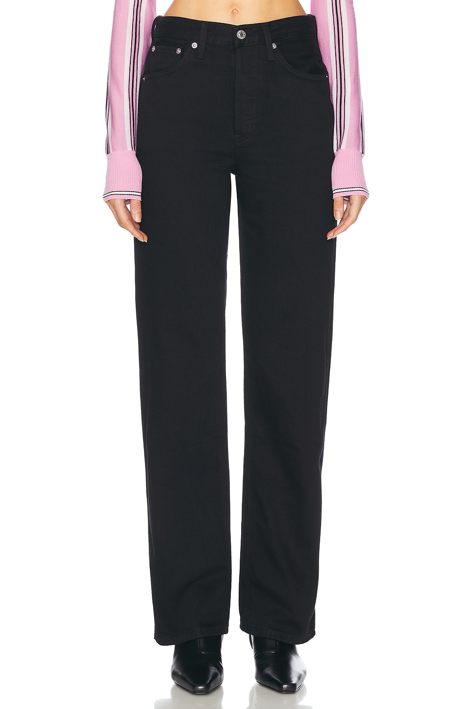 RE/DONE 90s High Rise Loose Jeans in Black. -  31 also in 24, 27, 28, 29