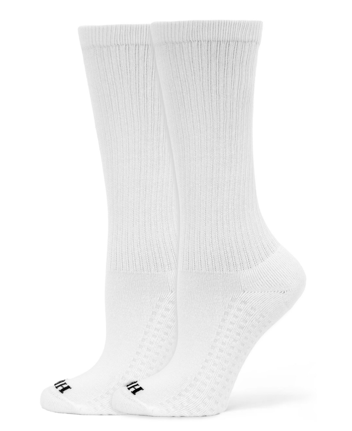 Women's Sport Scrunch Crew Socks, 2-Pack - White Pack