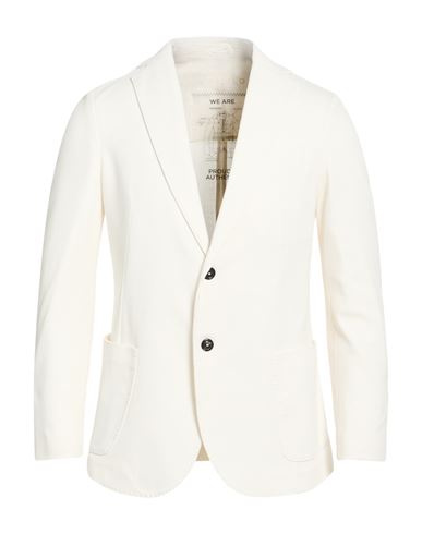 Man Blazer White Size 36 Cotton