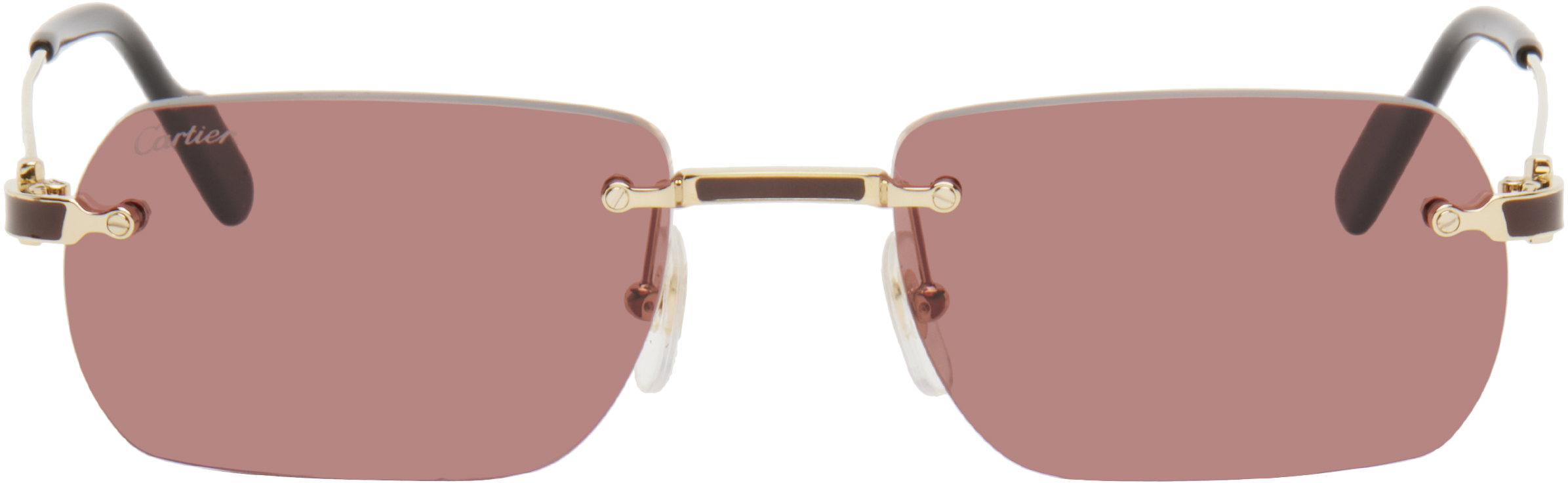 Cartier Gold 'Première de Cartier' Sunglasses
