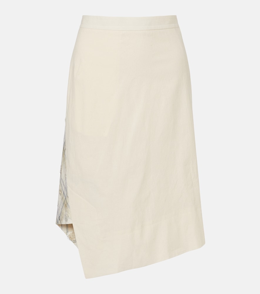 Infinity tartan cotton midi skirt