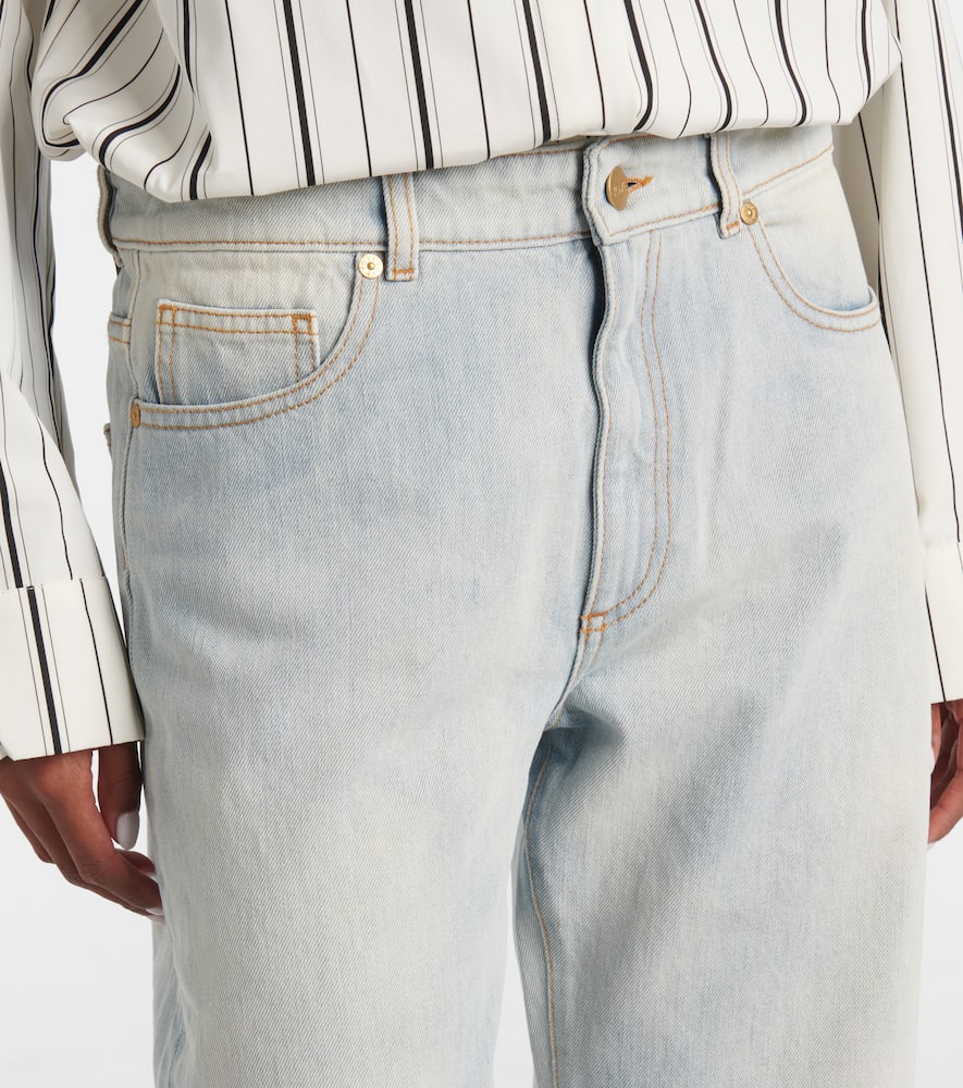 Kobe mid-rise tapered jeans