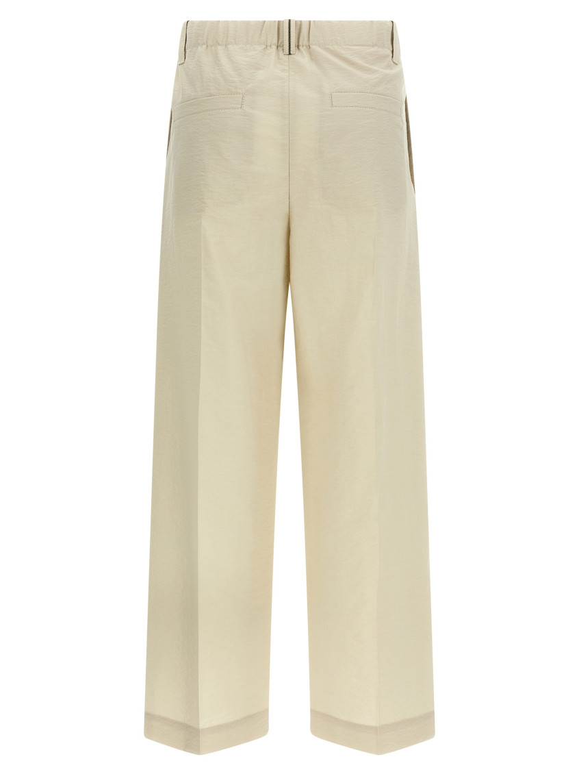 Cotton Trousers Pants White