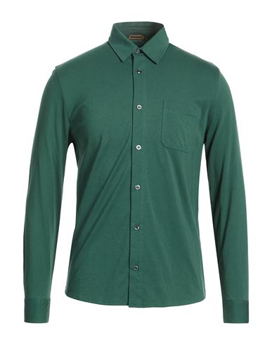 Man Shirt Green Size 36 Pima Cotton