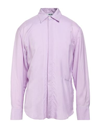 Man Shirt Lilac Size 15 Cupro