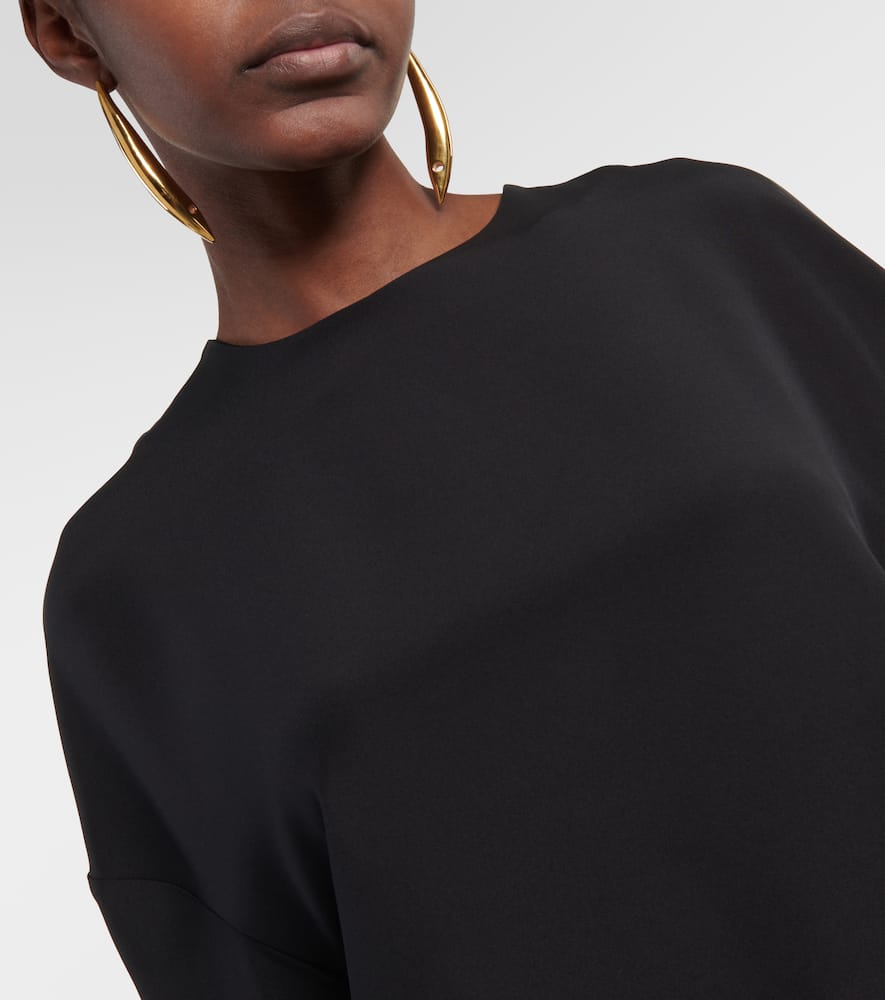 Ana silk cady blouse