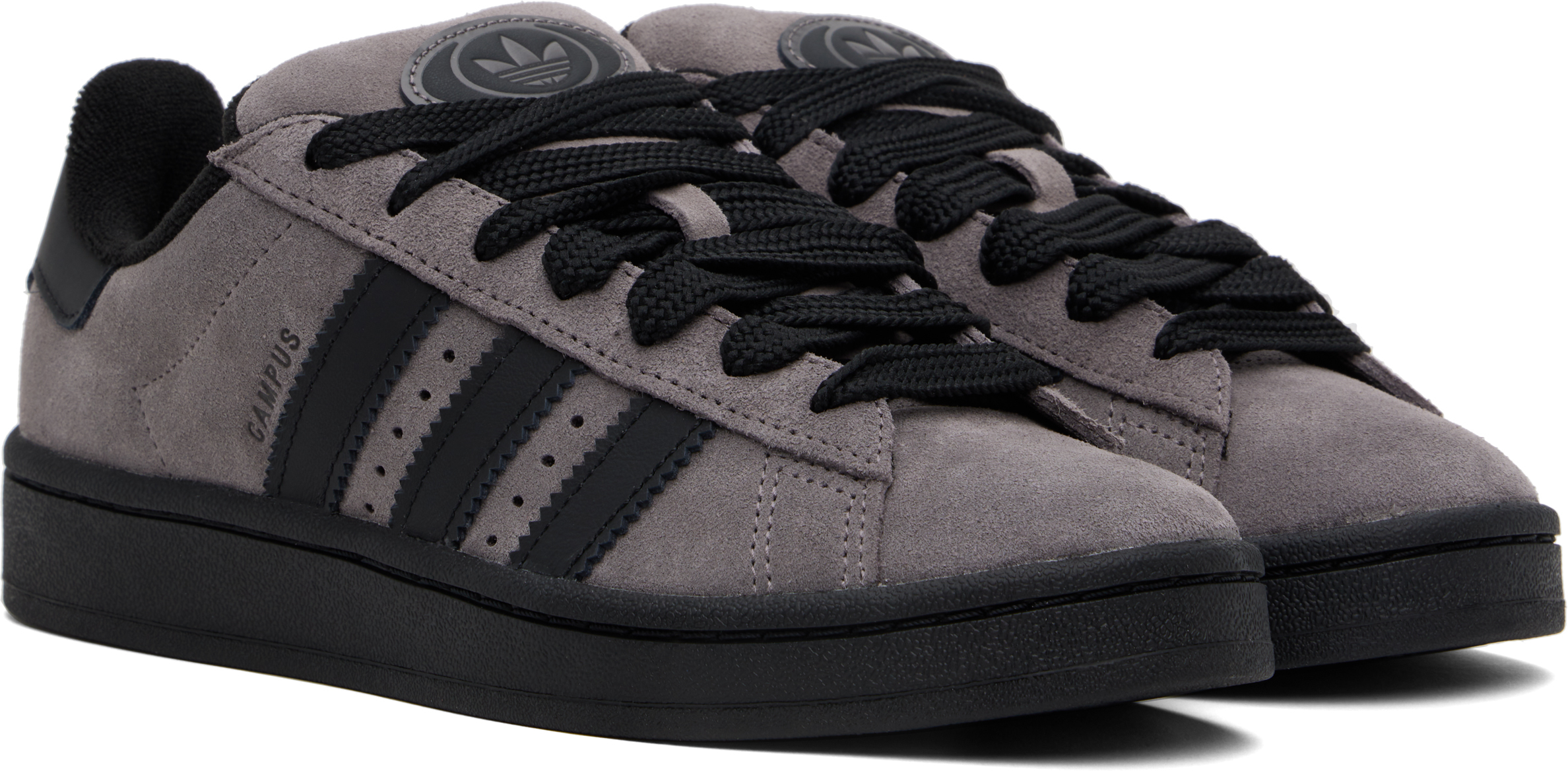Adidas Originals Gray & Black Campus 00s Sneakers