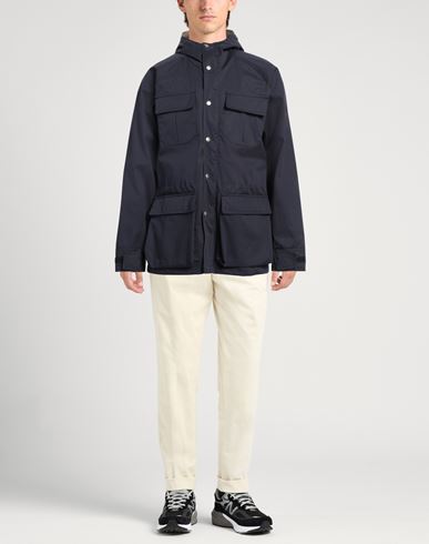 Man Overcoat & Trench Coat Navy blue