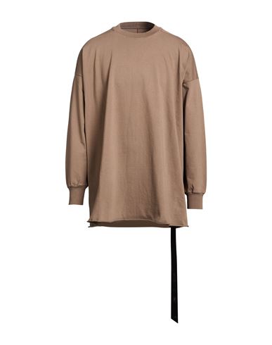 Man Sweatshirt Taupe Size ONESIZE Cotton