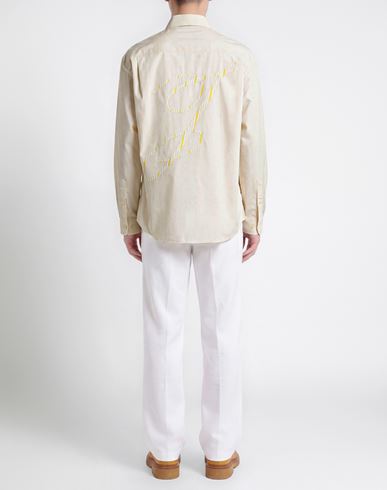Le Paysan Man Shirt Ivory Size 40 Cotton