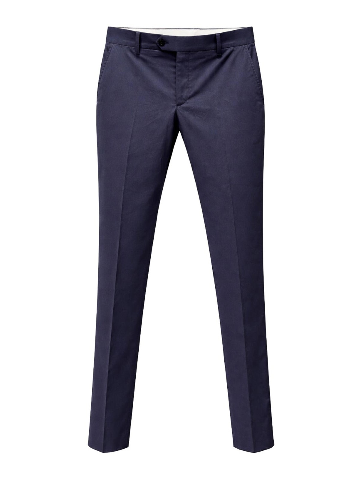 Navy Blue Irish Linen Trousers