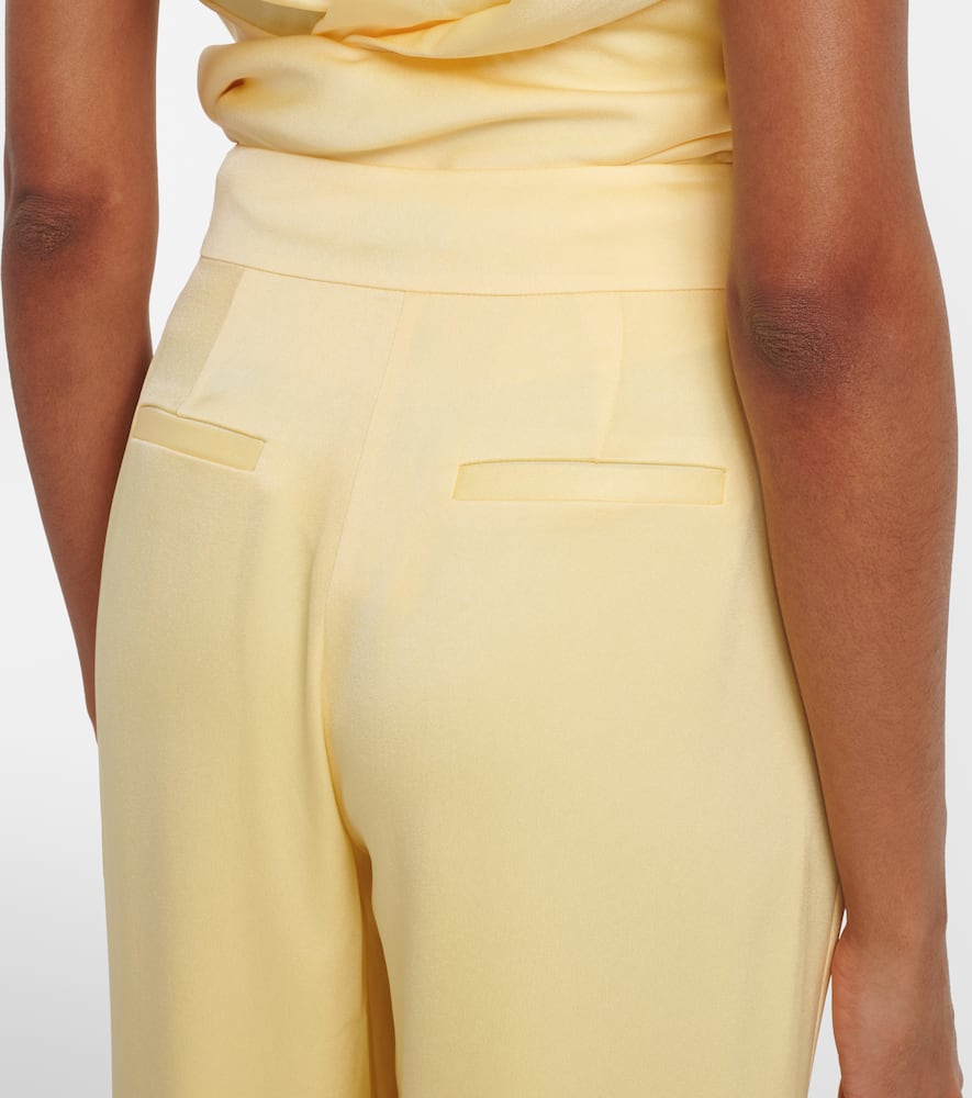 Kyra satin wide-leg pants