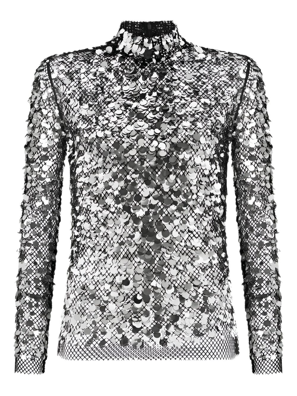 TOM FORD sequin-embellished top - Silver