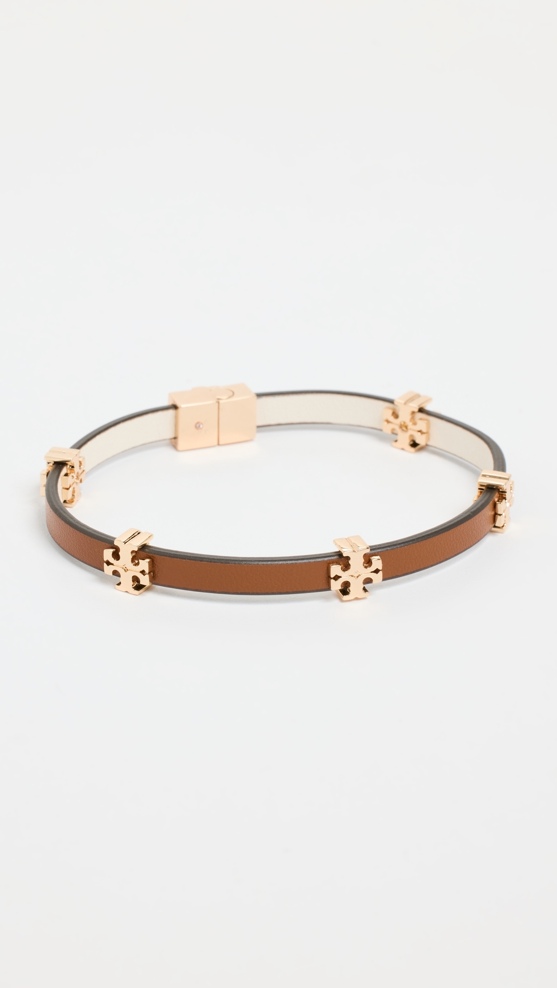 Eleanor Bio Bracelet Tory Gold/Classic Chestnut M