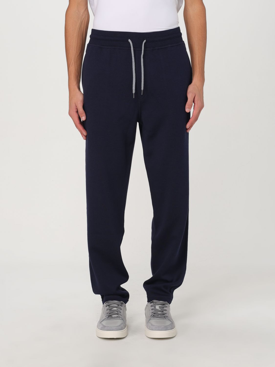 Pants Men color Blue